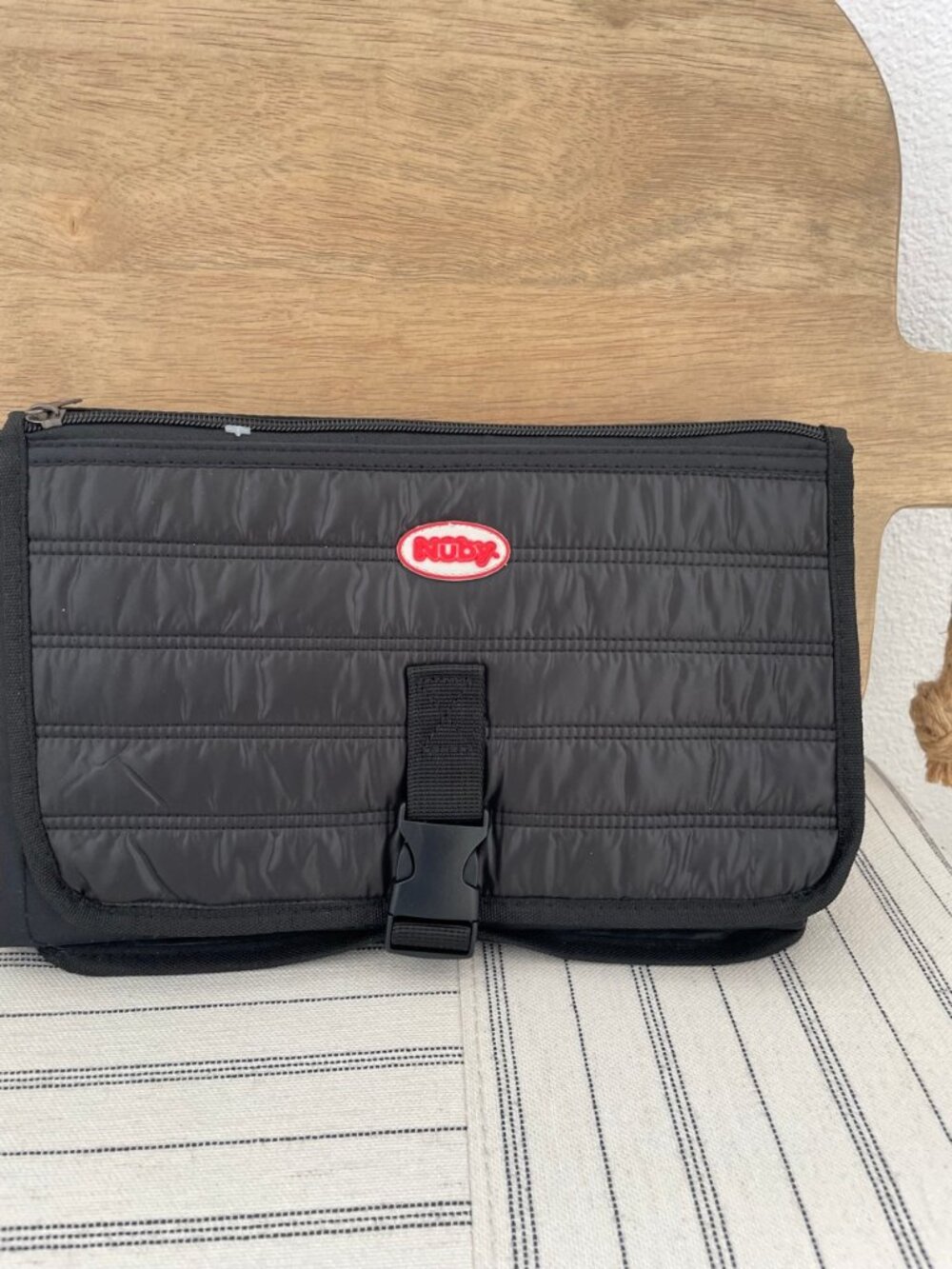 SALE! Nuby On the Go Stroller Organizer Black Tote Bag Universal NWOT